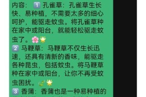 家中养驱蚊草的风水禁忌（室内养驱蚊草的禁忌注意事项，避免招来负能量）